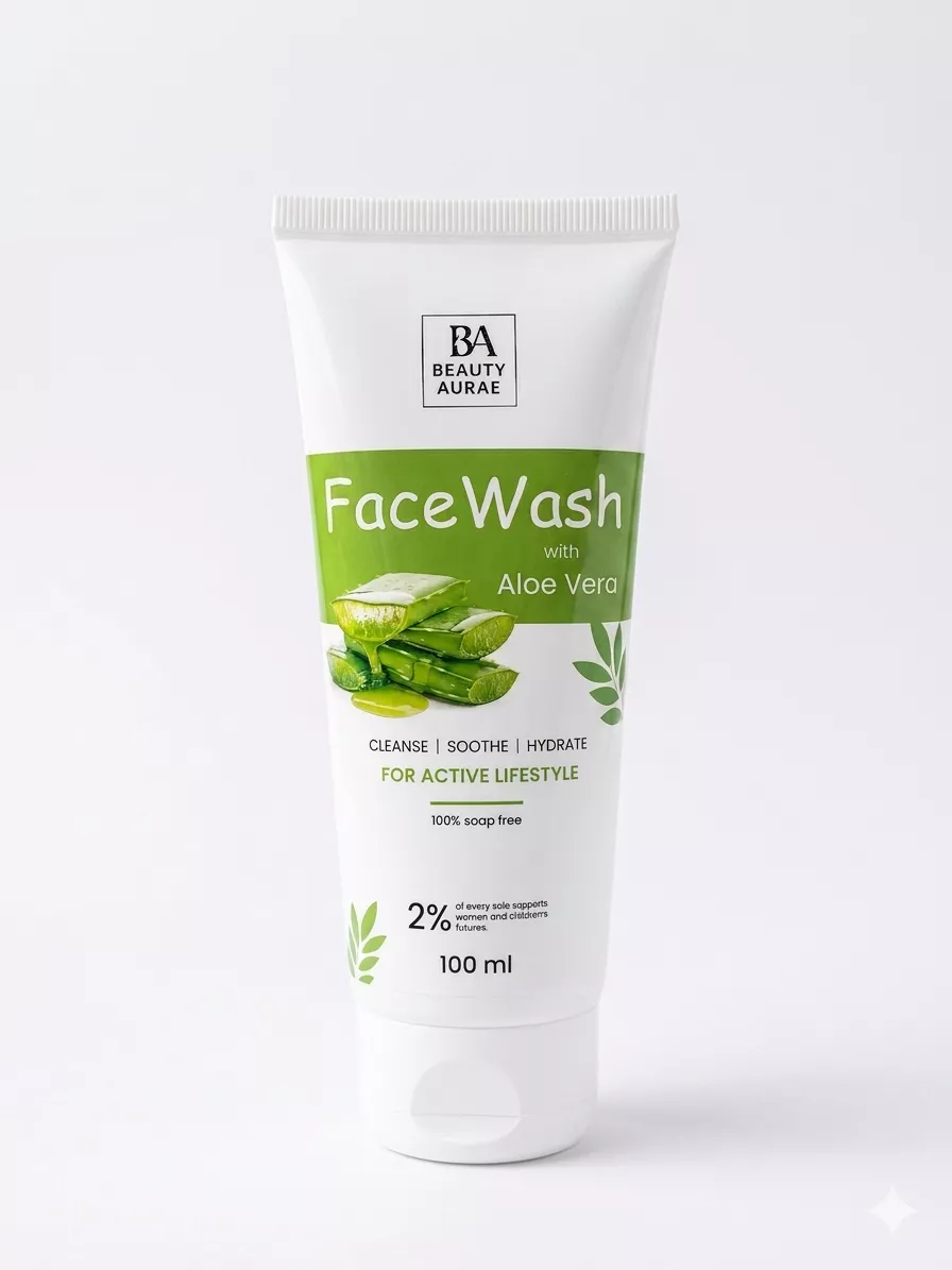 BA Beauty Aurae Face Wash with Aloe Vera